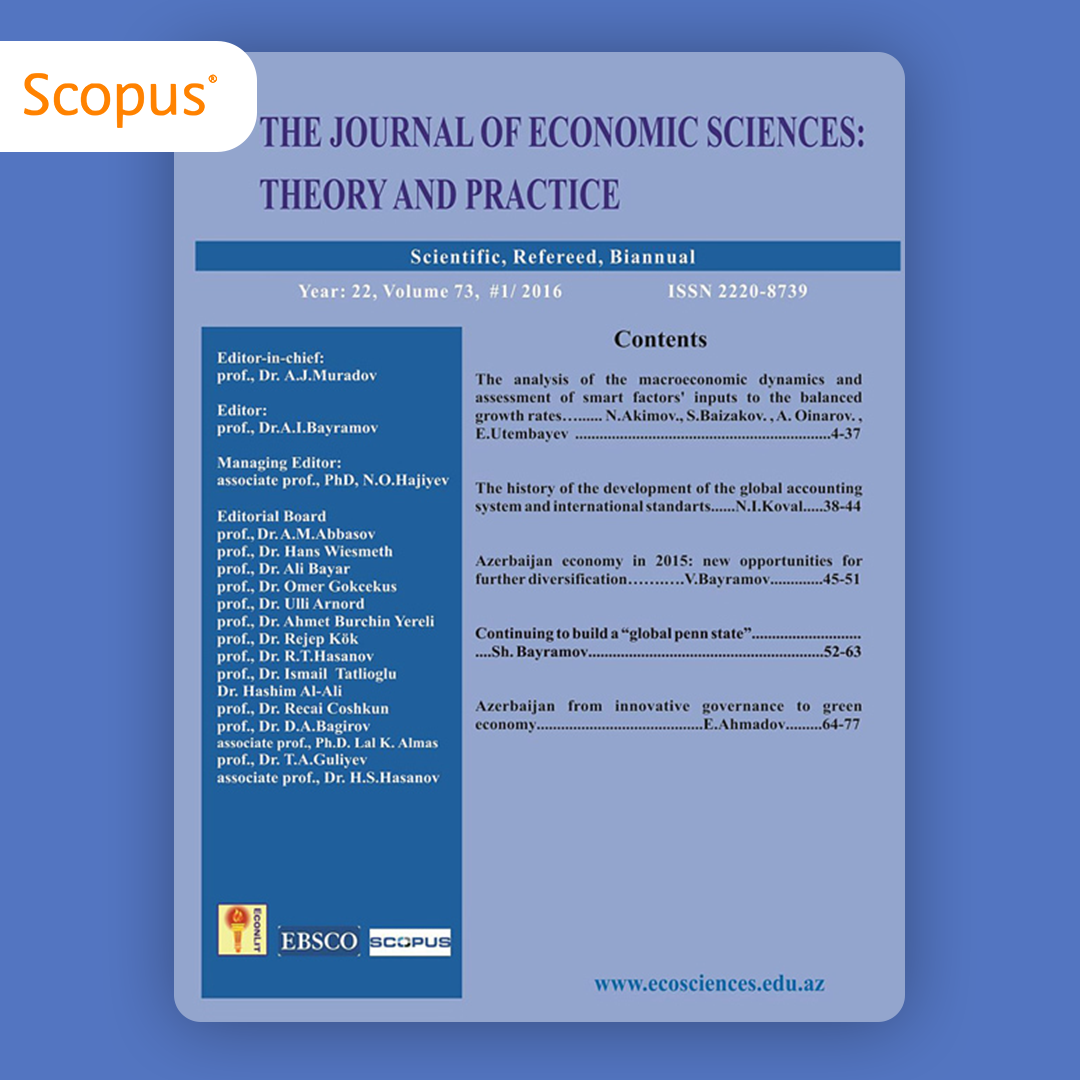 Journal of Economic Sciences: Theory and Practice